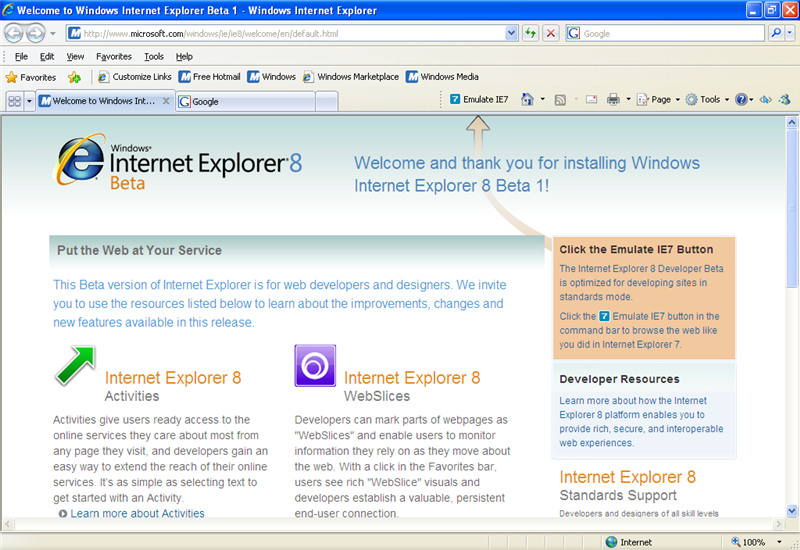 ie8 browser